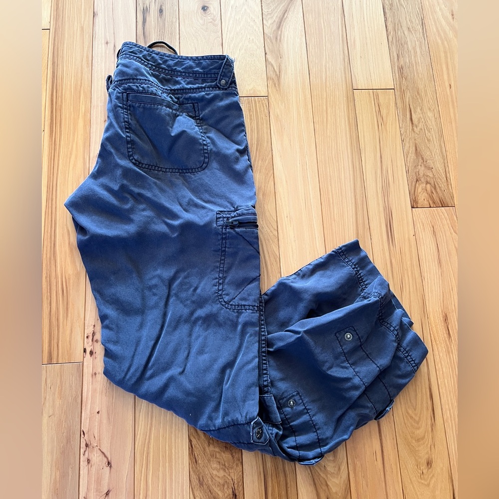 Athleta Wide leg Cargo pants duster sz 8